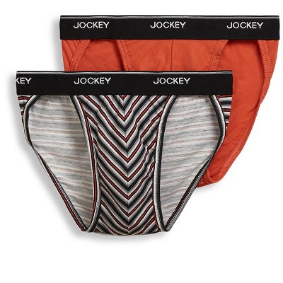 Jockey Men's Elance Poco Brief - 2 Pack L Black : Target