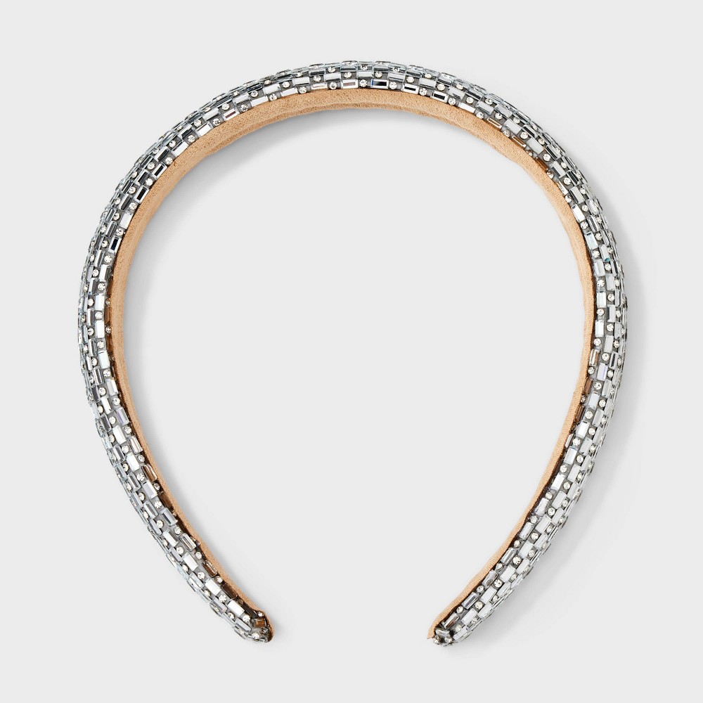 Gemstone Padded Headband - A New Day™ Silver