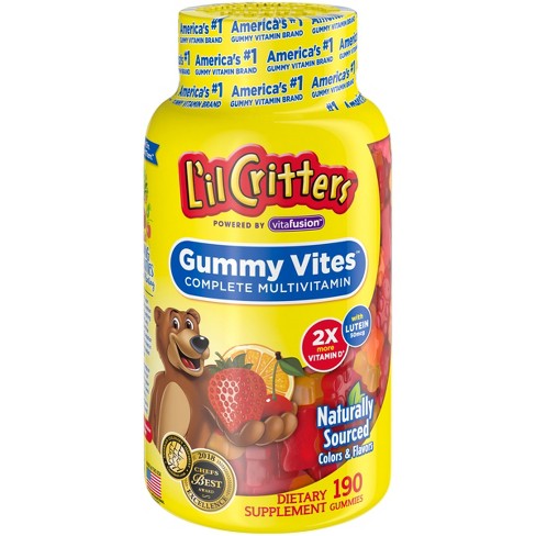 L'il Critters™ Multi Vites Dietary Supplement Gummies - Fruit - 190ct ...