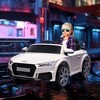 Aosom 6V Kids Electric Ride On Car, Licensed Audi TT RS with Seat and Remote Control, Horn, Music, MP3, for Kids 3-6 Years Old - 2 of 4