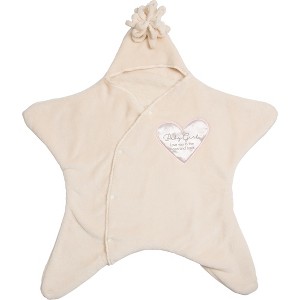 Pavilion Gift Company - Baby Girl Star - 26" x 28" Star Comfort Snuggler - Throw Blankets - 1 of 4
