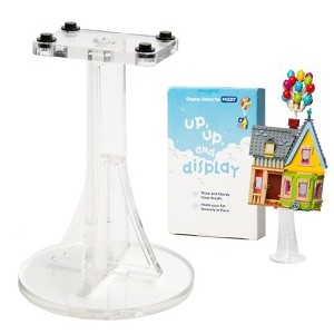 Impresa Crystal Clear Acrylic Display Stand with Connector Feet for Lego Up House 43217, 360° View, Floating Illusion, 4.5"x2⅞” - 1 of 4