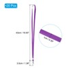Unique Bargains Polyester Wear-resistant Lightweight ID Card Neck Lanyards with Hook 20 Pcs - 2 of 4