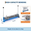 Sheet Metal Bender, 29-Inch Metal Brake, 0-90 Degrees Metal Brake Bender, Bending Brake Max Bending Capacity: 17-Gauge Steel, Weight: 29lbs/13.15kg - 2 of 4