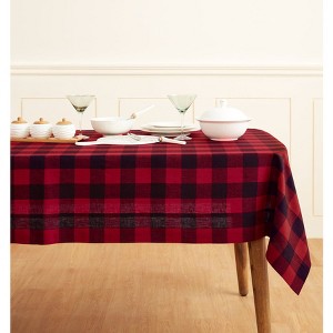 Solino Home Linen Buffalo Check Tablecloth - 1 of 4