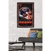 Trends International NFL Chicago Bears - Neon Helmet 23 Framed Wall Poster Prints - 2 of 4