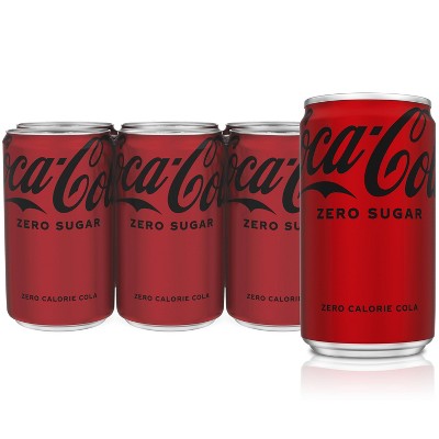 Coca-Cola Zero Sugar - 6pk/7.5 fl oz Mini-Cans