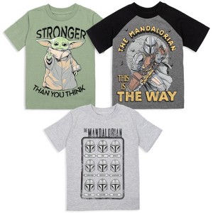 Star Wars The Mandalorian C-3PO Chewbacca Stormtrooper 3 Pack T-Shirts Little Kid to Big Kid - 1 of 4
