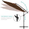 Best Choice Products 10ft Offset Hanging Outdoor Market Patio Umbrella w/ Easy Tilt Adjustment - 4 of 4