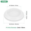 Unique Bargains Silicone Waterproof Durable Shock Absorption Mechanical Fasteners White - 3 of 4