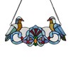 Chloe Lighting Perch Tiffany-Glass Window Panel 16x21" - 2 of 4