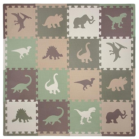 Dinosaur foam sale play mat