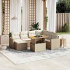 vidaXL Garden Sofa Set Beige, Cream white - 2 of 4