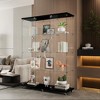 VYNXARIA Extra Large Glass Display Cabinet - 4 Shelves Curio Cabinet for Living Room & Office - 4 of 4