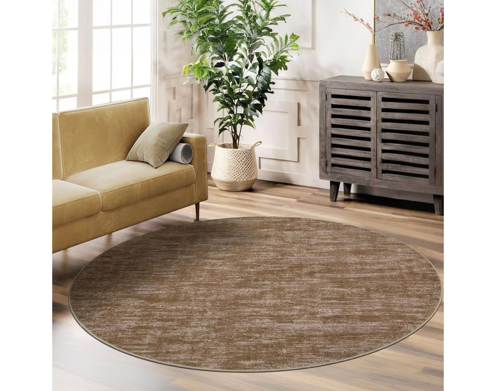 Acekool Washable Rug, Modern Abstract Non Slip Low Pile Soft Indoor Carpet for Living Room Bedroom Playroom, Stain Resistant