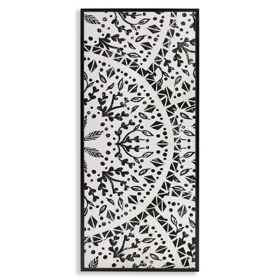 Stupell Industries Boho Fractal Pattern Study, 10" x 24"