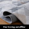 Indoor Carpet Non-Shedding Floor Cover Kids Room Comfort Rug for Dining Room Laundry Bedroom Kitchen Dorm Diamond - 4 of 4