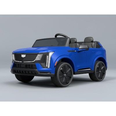 Ride on Car for Kids, 2 Seater 24V Licensed Cadillac Electric Car Toy Toddlers Battery Powered Ride on Truck