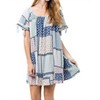 Women's Folklore Tassel Mini Swing Dress - KORI - 2 of 4