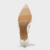 Women's Delilah Mesh Floral Mule Heels - A New Day™ White - 4 of 4