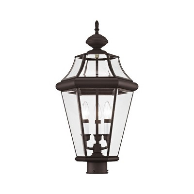 Livex Lighting Georgetown 3 - Light Post Light in  Bronze