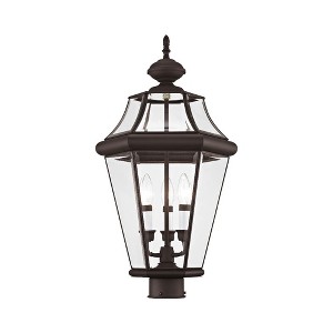 Livex Lighting Georgetown 3 - Light Post Light in  Bronze - 1 of 1