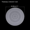 Unique Bargains Embroidery Knit Crochet Craft Blank Round Plastic Mesh Sheets 11" White 4 Pcs - 2 of 4