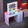 VANITII Diana Vanity Desk Pro, White - 4 of 4
