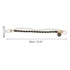Unique Bargains Durable Camellia Faux Pearl Bag Extender Chain 1 Pc - 2 of 4