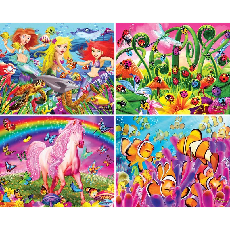 MasterPieces Kids Jigsaw Puzzle Set - Purple Glow 4-Pack 100 Pieces, 3 of 11