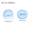 Unique Bargains Round Resin 2-Hole Fish Eye Craft Replacement Sewing Button 10 Pcs - 2 of 4
