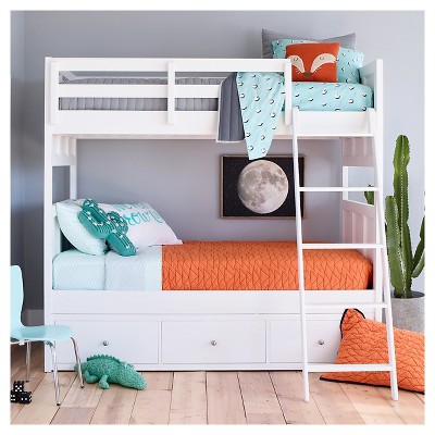 orange kids bedroom