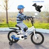 Prorider 14'' /16''/18" Kid's Bike with Removable Training Wheels & Basket for 3-5 Years Old Blue/White/Skyblue/Red - 2 of 4