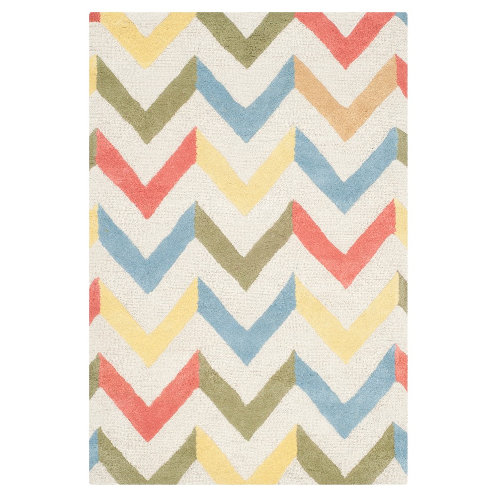 Nitro Textured Accent Rug - Ivory/Multi (3'x5') - Safavieh