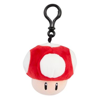 Club Mocchi Mocchi Super Mario Mushroom Plush Clip-On