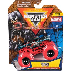 Monster Jam, Marvel Official Venom Monster Truck, Die-Cast Vehicle, 1:64 Scale, Super Hero Kids Toys for Boys Ages 3 and up - 1 of 4
