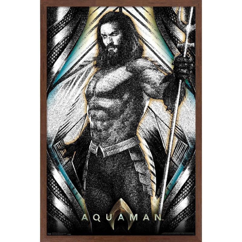 Trends International DC Comics Movie - Aquaman - Graphic Framed Wall Poster Prints, 1 of 7