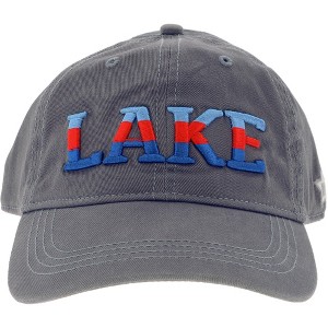 Pavilion Gift Company - Lake - Dark Gray Adjustable Hat - Hats - 1 of 4