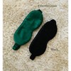 100% Silk Mulberry Silk Eye Mask - Black - 2 of 3