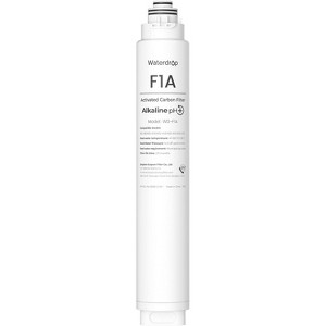 Waterdrop WD-F1A Alkaline Mineral pH+ Filter, Replacement for WD-X8-Alkaline & WD-X12-Alkaline & WD-X12-PRO & WD-X16-Alkaline RO System, 12-month - 1 of 4