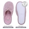 ROXONI Women Slipper Cozy Memory Foam, Indoor Outdoor Rubber Sole - 2 of 4