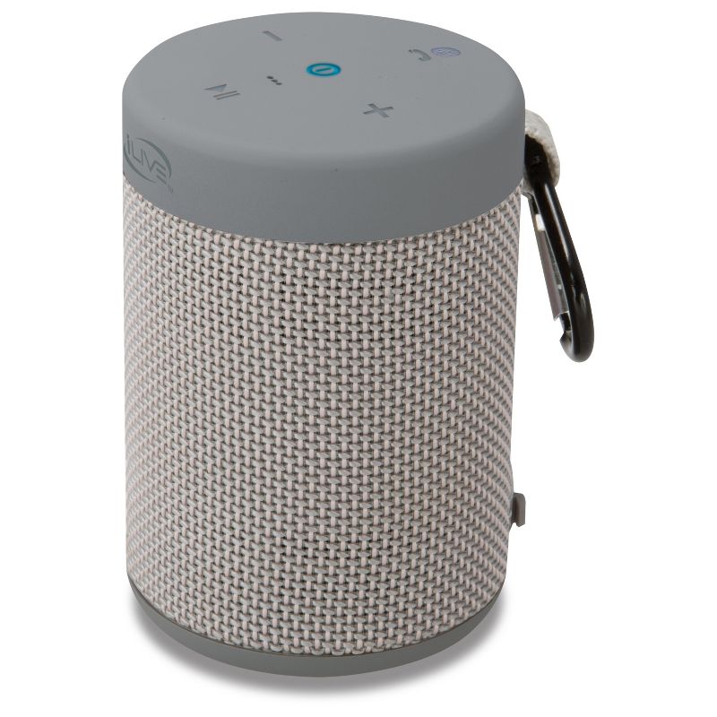 iLive Audio Waterproof, Shockproof Bluetooth Speaker with Speakerphone - Gray (ISBW108LG), 1 of 4