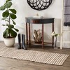 Design Imports Taupe Slim Stripe Cotton Chindi Rug 2Ft 3Inx6Ft - 2 of 4
