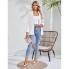 Clearlove Womens One Button Blazer Casual Open Front Long Sleeve Suit Jackets Business Work Office Blazers - 4 of 4