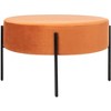 Lisbon Round Cocktail Ottoman  - Safavieh - 3 of 4