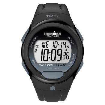 Men's Timex Ironman Essential 10 Lap Digital Watch - Black T5K608JT