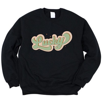 Simply Sage Market Women's Graphic Sweatshirt Lucky Retro Stars