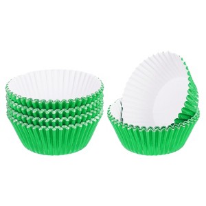 Unique Bargains Greaseproof Metallic Easy Release Baking Cups Standard 300 Pcs - 1 of 3