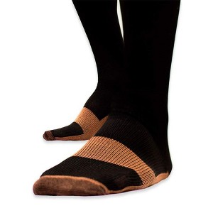 Monogram Inc Unisex Copper-Infused Pain Relief Compression Socks (10) - 1 of 4