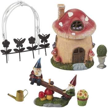 Dropship 1pc Gnome Statue, Biker Themed Garden Gnome, Fairy Garden  Accessories, Decoration For Indoor Desktop Outdoor Lawn Yard Garden to Sell  Online at a Lower Price